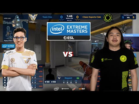 TeamOne vs Chaos - NUKE MAP1 - IEM New York 2020 - @Gaules