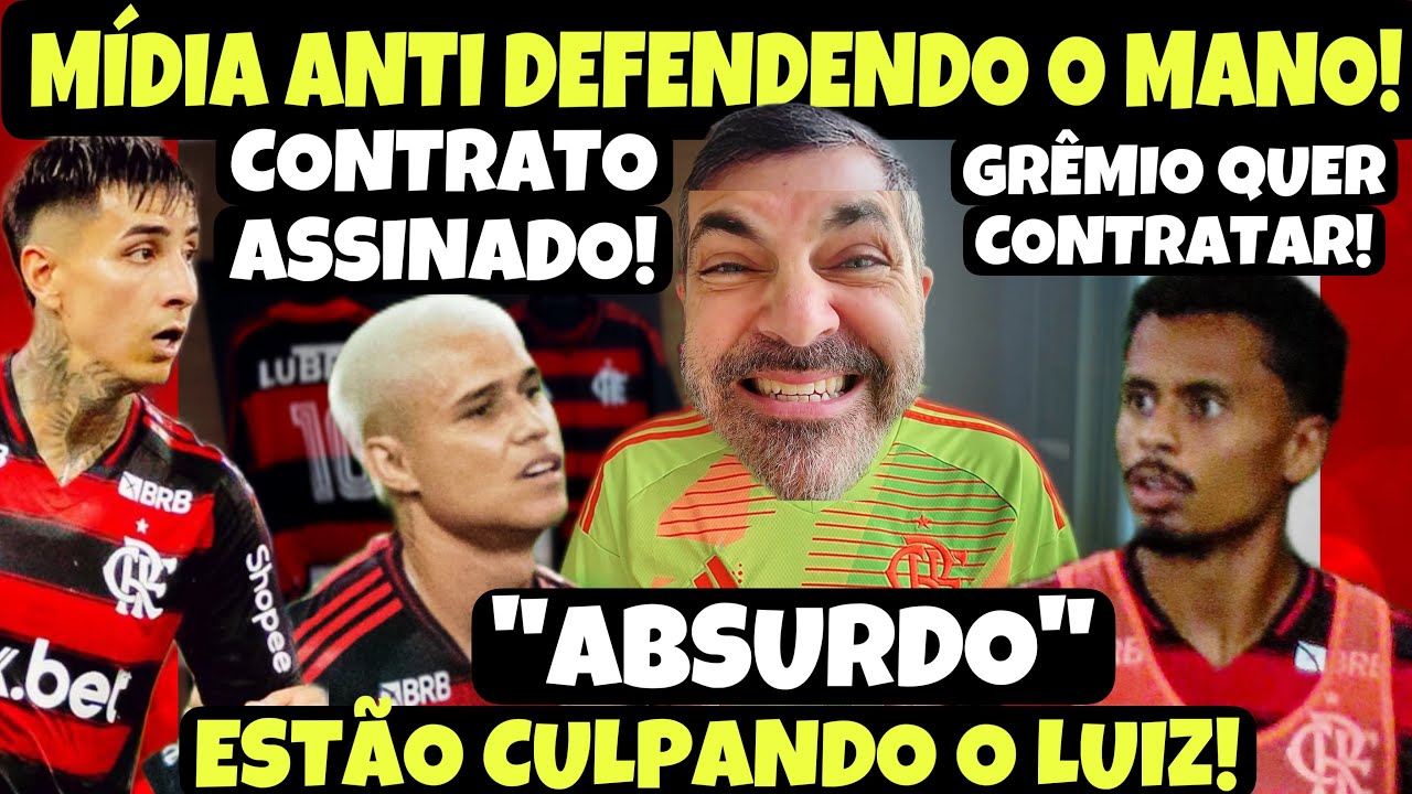 BAIRRISTAS UNIDOS CONTRA O MENGÃO! AGORA LUIZ ARAÚJO É CULPADO! CONTRATO ASSINADO! ALLAN NO GRÊMIO?