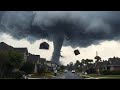 Massive Tornado Strikes Houston Texas Homes Destroyed And Widespread Damage