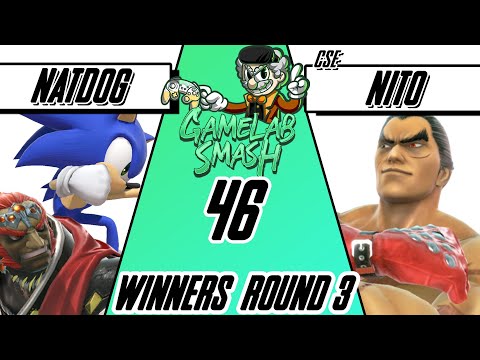 GameLab-Smash #46 Natdog (Sonic / Ganondorf) Vs Nito (Kazuya)