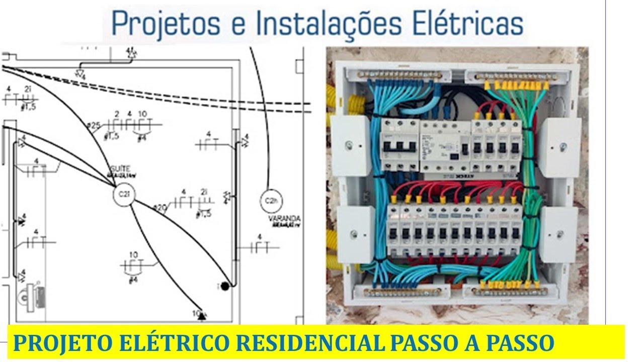 PROJETO ELÉTRICO RESIDENCIAL PASSO A PASSO EM 30 MINUTOS!!IMPERDÍVEL ELETRICISTA.