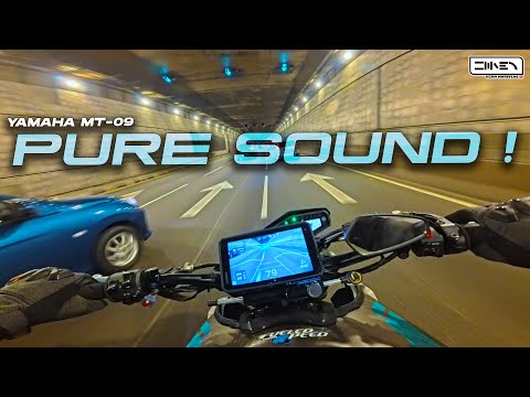 RUSH NIGHT RIDE ⚡ Yamaha MT-09 Pure Sound | Insta360 Ace Pro 2 [4K]