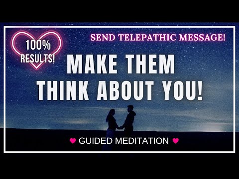 Make Someone Think About YOU... RIGHT NOW! 💜 Connect With SP Meditation