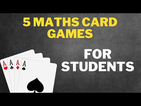 5 maths card games perfect for any classroom! - YouTube