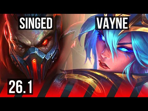 SINGED vs VAYNE (TOP) | EUW Master | 26.1