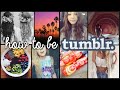 HOW TO BE TUMBLR 
