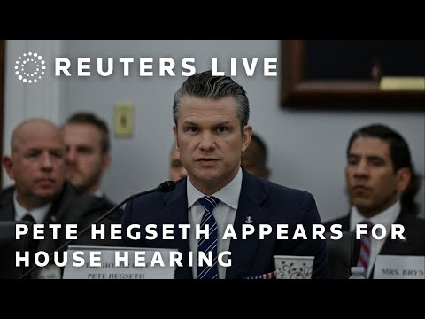LIVE: Pete Hegseth appears for House hearing