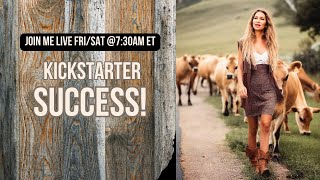 Celebrate Kickstarter Success With Me! | Writing & Productivity Stream | Authortube