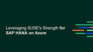 BUSINESS 1319 Accelerating SAP Migration How FORA AB Enhanced Infrastructure Deployment, Management