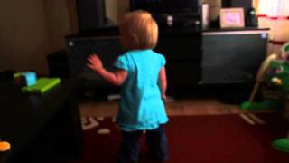 Esmee dancing on Glad to Be Here - Bumblefoot