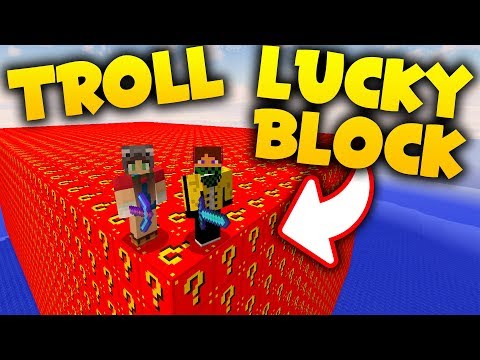 HO TROLLATO KENOIA NELLA SFIDA CON I LUCKY BLOCK ROSSI! - Minecraft ITA Troll