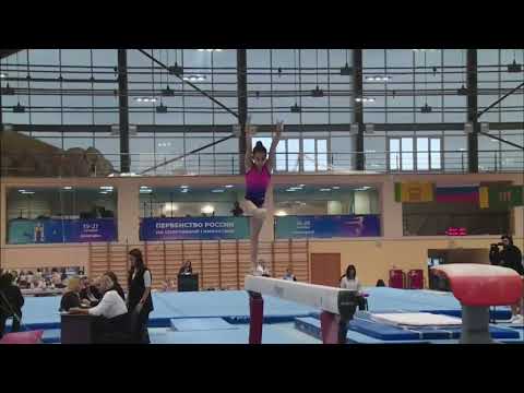 2022 Russian Junior Team Gymnastics Championships Ksenia Zelyaeva BB TF 13,300