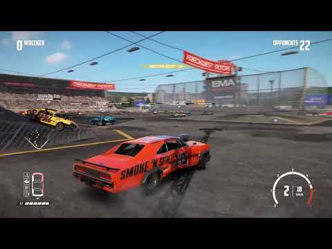 Bullet Wrecking Shop At Madman Stadium - Last Man Standing | Wreckfest
