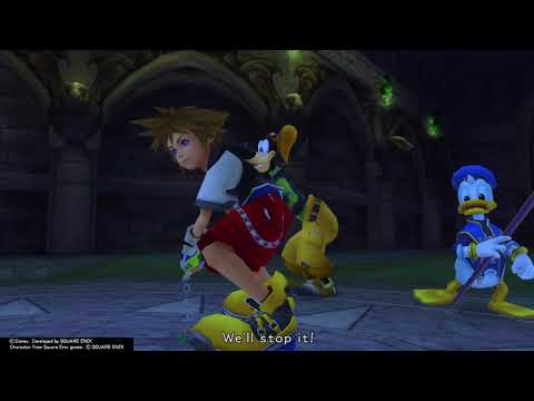Kingdom Hearts Final Mix (PS4) Cutscene #139 Maleficent Prepares for Battle