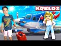 Flying Across The World to Meet a GIRL! (Roblox Brookhaven) | Royalty Gaming