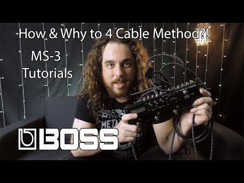 Boss MS-3 - How and Why to use 4 cable method