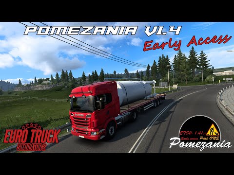 Pomezania map V1.4 EA! | ETS2 1.42 Beta | SCANIA R500 V8 | Królewo Malborskie - Bocheniec
