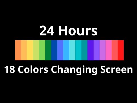 24 Hours Color Changing Screen - Mood Led Lights - Screensaver Color Changing Screensaver Led Light