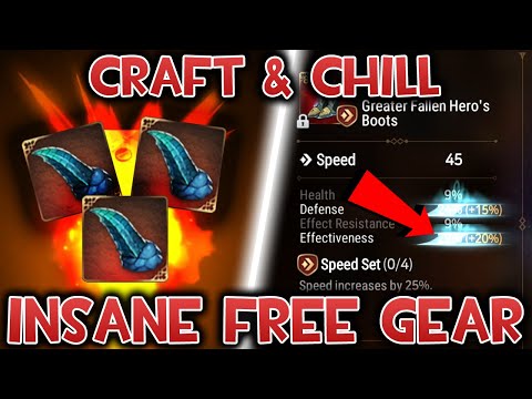 Epic Seven - Free Gear Just Rolls Different... - Craft & Chill #25