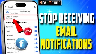 How to Stop Receiving Email Notifications From Facebook 2024 (Android & iOS)