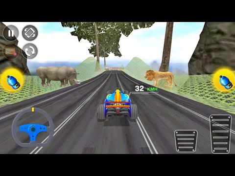 Formula Car Stunt - Blue Formula Driving - Master Truck Mode - Android Gameplay Car Simulator