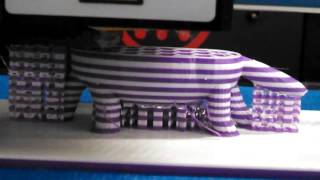 preview picture of video '3D Printing Time-Lapse: Zebra'