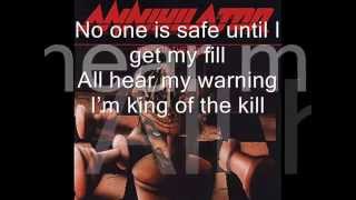 Annihilator - King of the Kill lyrics