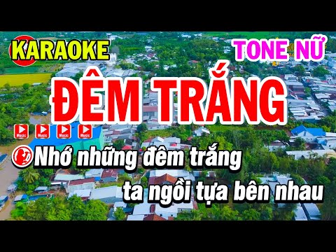 Karaoke Đêm Trắng - Nhạc Trẻ 9x Tone Nữ ( Beat Hay ) - Karaoke Phi Long