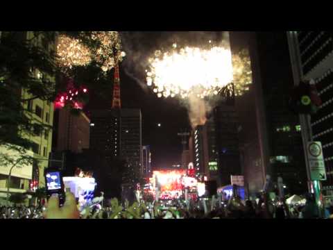 Imperdível! Réveillon 2014 na Paulista, São Paulo SP - Queima de fogos - Show da virada HD - Parte 1