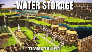 Building Water Storage to Survive Hard Mode in Timberborn | Meandering Way Episode 4