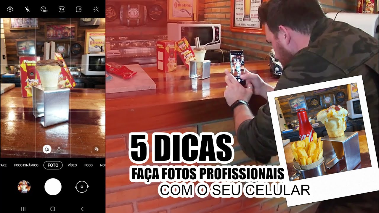 Como fazer Fotos para IFOOD e Delivery de Restaurantes usando o seu CELULAR!
