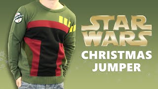 Star Wars Boba Fett Christmas Jumper - Official Merchandise