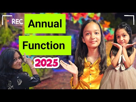 Aayu and Vanu Ka ANNUAL FUNCTION 2025🎊🎉💃🤩 | Annual Function | Family Vlog |  Aayu and Vanu