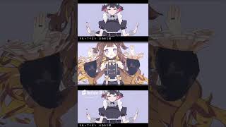 【ホロライブ】【​​cv若山詩音】モエチャッカファイア をアーニャ・メルフィッサで踊ってみた　#shorts #zzzero  #mmd #モエチャッカファイア #中毒性のある曲 #​​若山詩音