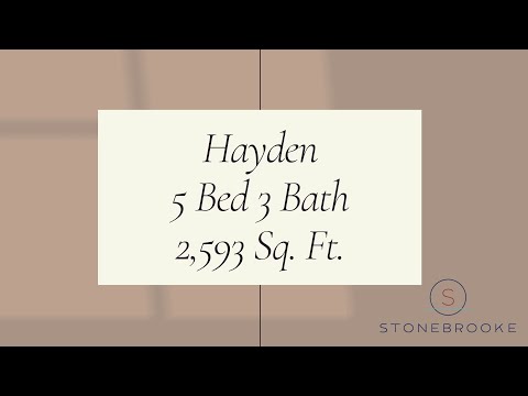 Hayden Floor Plan