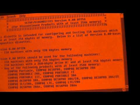 Compaq Portable 386/20 Demo