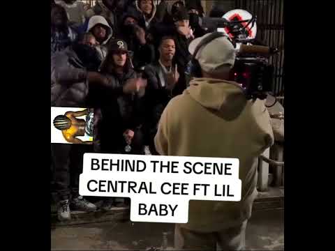 Behind the scenes of Band4Band central Cee ft lil baby #rap #lilbaby #centralcee #band4band