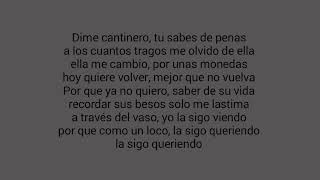 Germán Montero — a través del vaso ( letra)