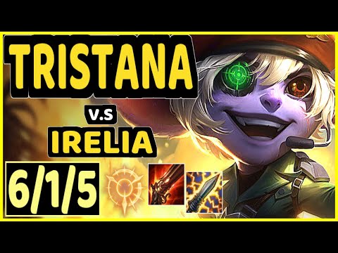 XIOH (TRISTANA) vs IRELIA - 6/1/5 KDA MID CHALLENGER GAMEPLAY - EUW