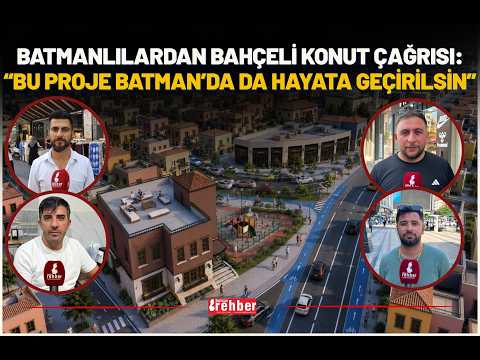 Batmanlılardan Bahçeli Konut Çağrısı “Bu Proje Batman’da da Hayata Geçirilsin”