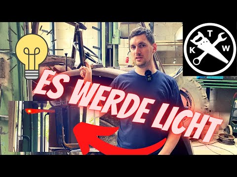 Rücklicht und Winker anschließen. #hanomag #werkstatt