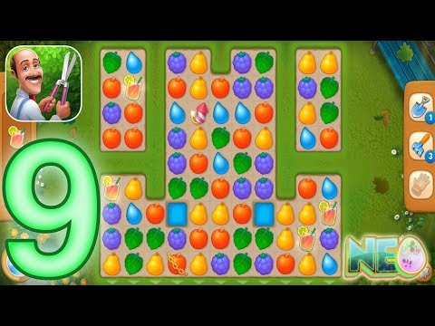 Gardenscapes: Gameplay Walkthrough Part 9 - Level 27 - 30 Completed  (iOS, Android)