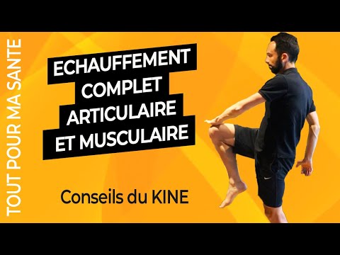 Échauffement articulaire et musculaire (7min): 9 exercices avant le sport