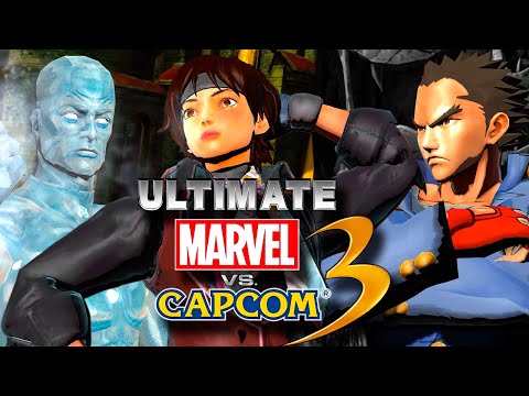 Sakura, Iceman, Batsu Arcade Mode - Ultimate Marvel vs Capcom 3 With Mods