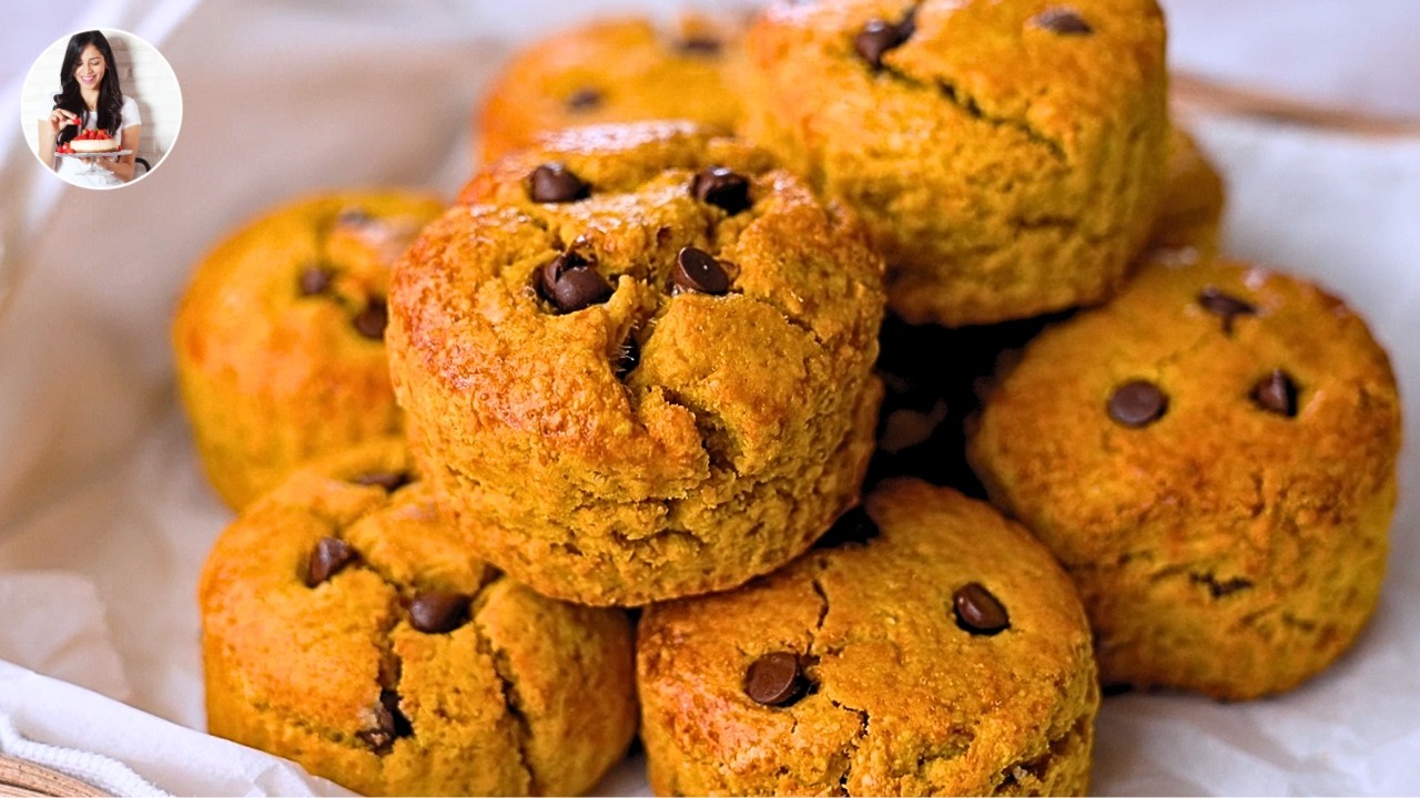 Con Avena y Calabaza Haces este Postre delicioso Sin Azúcar para el Café! | Scones | Auxy