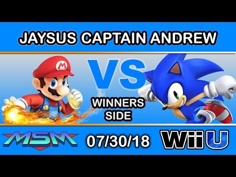 MSM 157 - Jaysus (Mario) Vs LH | Captain Andrew (Sonic) Winners R1 - Smash 4