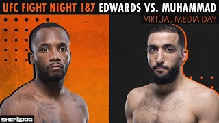 UFC Fight Night 187: Edwards vs. Muhammad | Virtual Media Day - LIVE stream (Pre Fight Interviews)