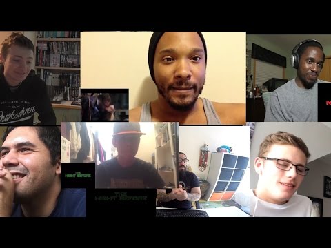 The Night Before Official Red Band Trailer REACTION MASHUP