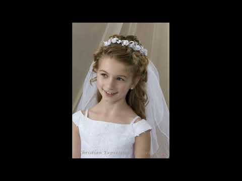 Hairstyles For First Holy Communion