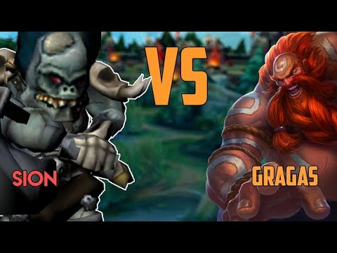 Top Gragas vs Sion || Full Gameplay